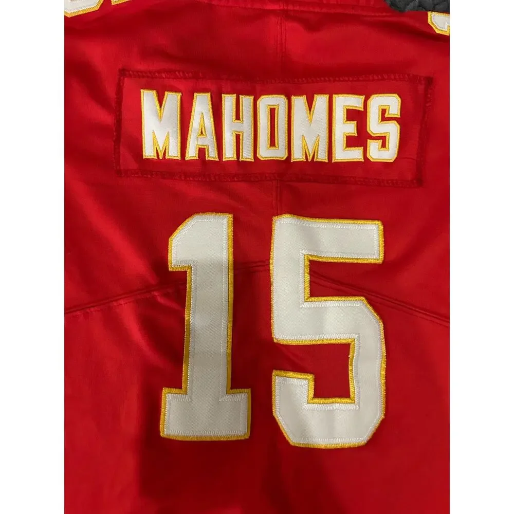 Patrick Mahomes #15 Kansas City Chiefs Nike On Field Jersey Youth Medium Red